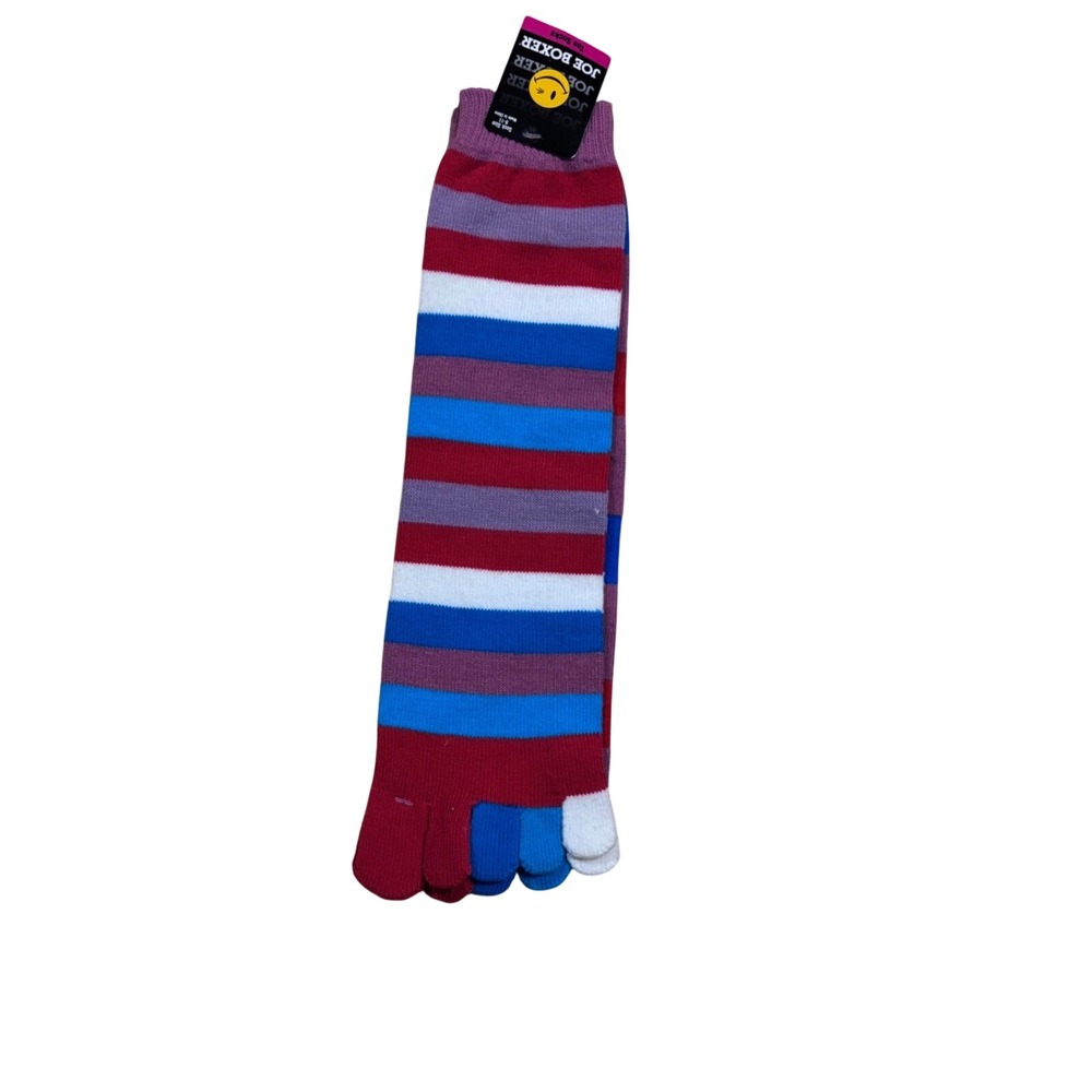 Joe Boxer 
Toe Socks Women's Size 9-11‎ Striped Polka Dot Fun Novelty